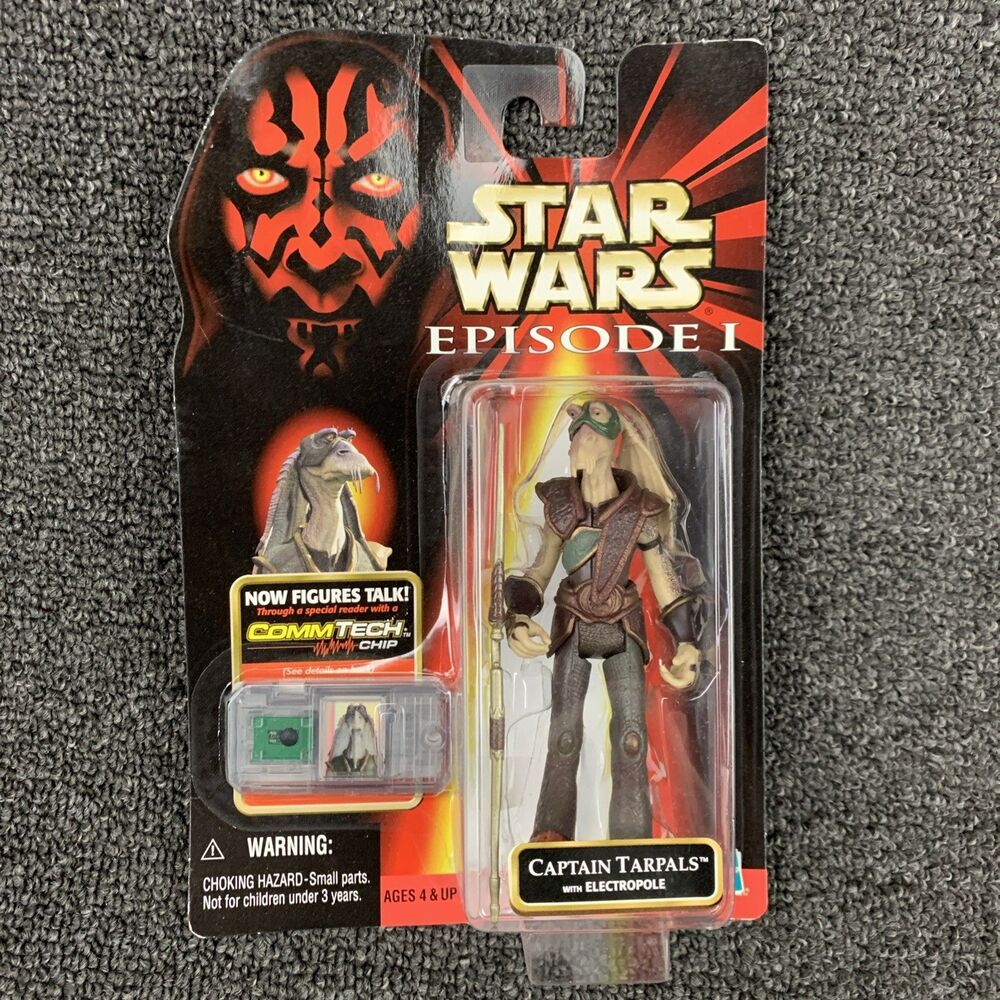 Vintage 1998 Star Wars Anakin Skywalker & Cpt Tarpals CommTech Action Figures - Picture 4 of 5